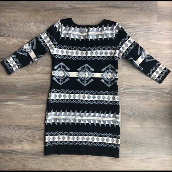 Denim & Supply RL Aztec Print Sweater Dress - Picture 5 of 5